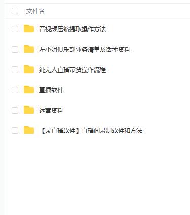 左小姐-直播带货俱乐部十三行、无人直播,全套教程附:工具、文档、话术资料-91搞钱