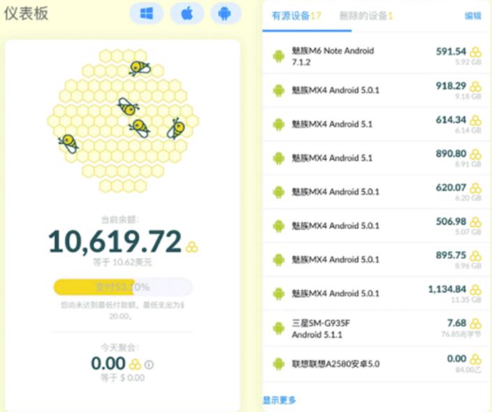 蜜蜂流量工具自动赚美金项目,每天稳赚美金,稳定无限放大