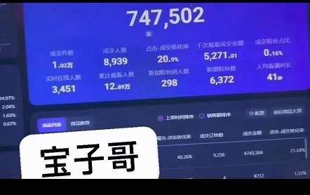 宝子哥无人直播，半无人直播，Obs+伴侣玩法，快速打标签+养鱼-91搞钱