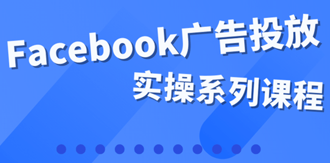 百万级广告操盘手带你玩Facebook全系列投放:运营和广告优化技能实操-91搞钱