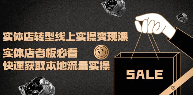 实体店转型线上实操变现课：实体店老板必看，快速获取本地流量实操-91搞钱