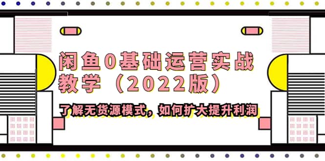 闲鱼0基础运营实战教学(2022版)了解无货源模式,如何扩大提升利润-91搞钱