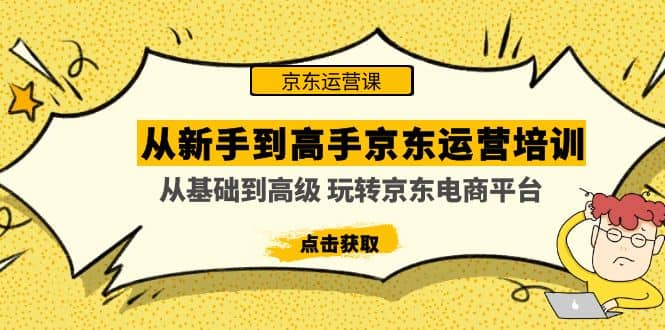 从新手到高手京东运营培训:从基础到高级 玩转京东电商平台(无水印)-91搞钱