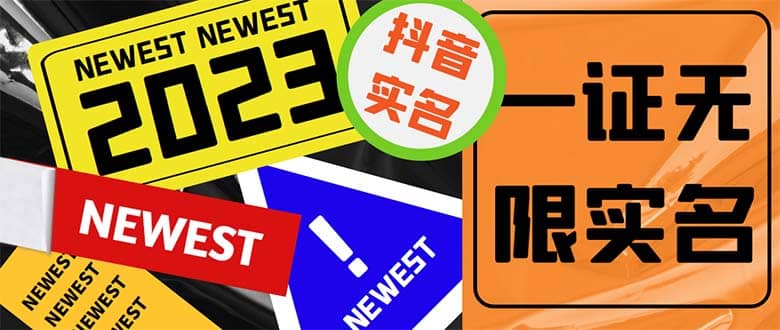 外面收费1200最新抖音一证无限实名技术 无视限制封禁【详细玩法视频教程】-91搞钱