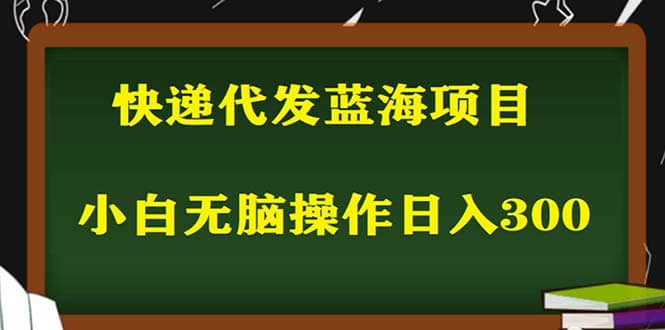 2023最新蓝海快递代发项目，小白零成本照抄-91搞钱