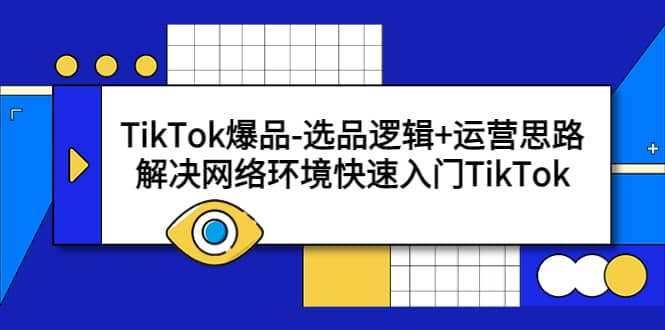 TikTok爆品-选品逻辑+运营思路：解决网络环境快速入门TikTok-91搞钱