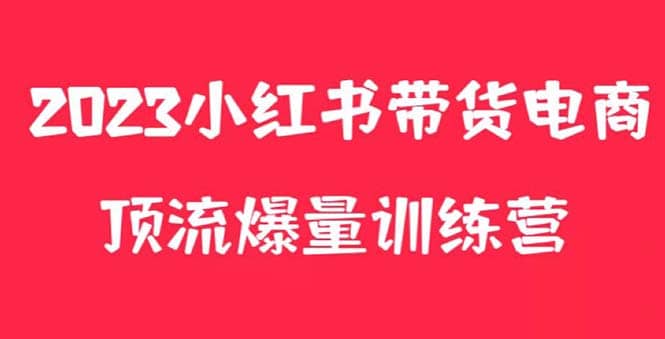 小红书电商爆量训练营,月入3W+!可复制的独家养生花茶系列玩法-91搞钱
