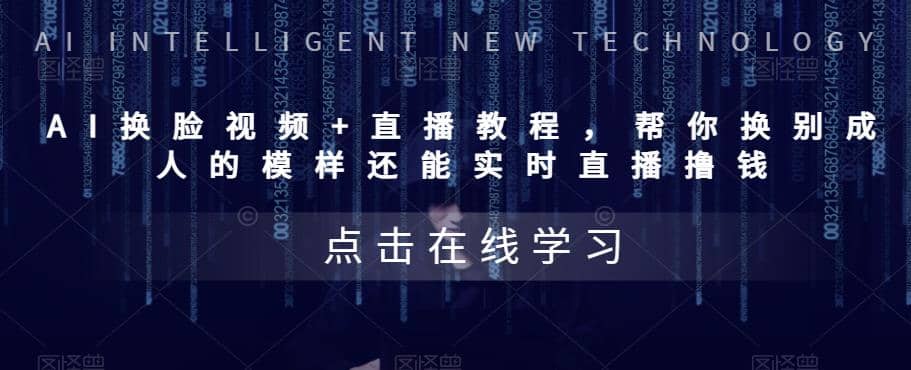 AI换脸视频+直播教程 帮你换成别人的模样还能实时直播撸钱 (教程+配套资料)-91搞钱