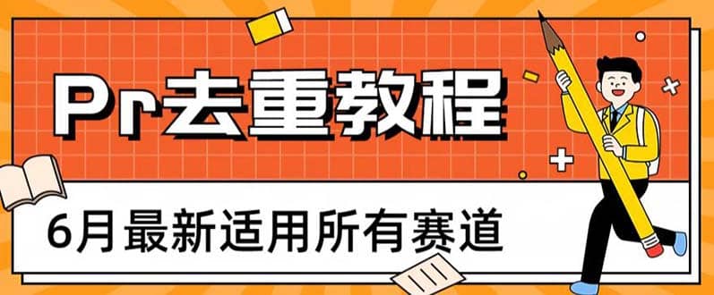 2023年6月最新Pr深度去重适用所有赛道,一套适合所有赛道的Pr去重方法-91搞钱