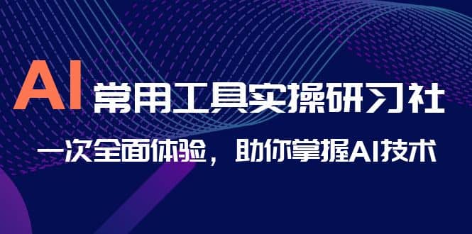 AI-常用工具实操研习社,一次全面体验,助你掌握AI技术-91搞钱