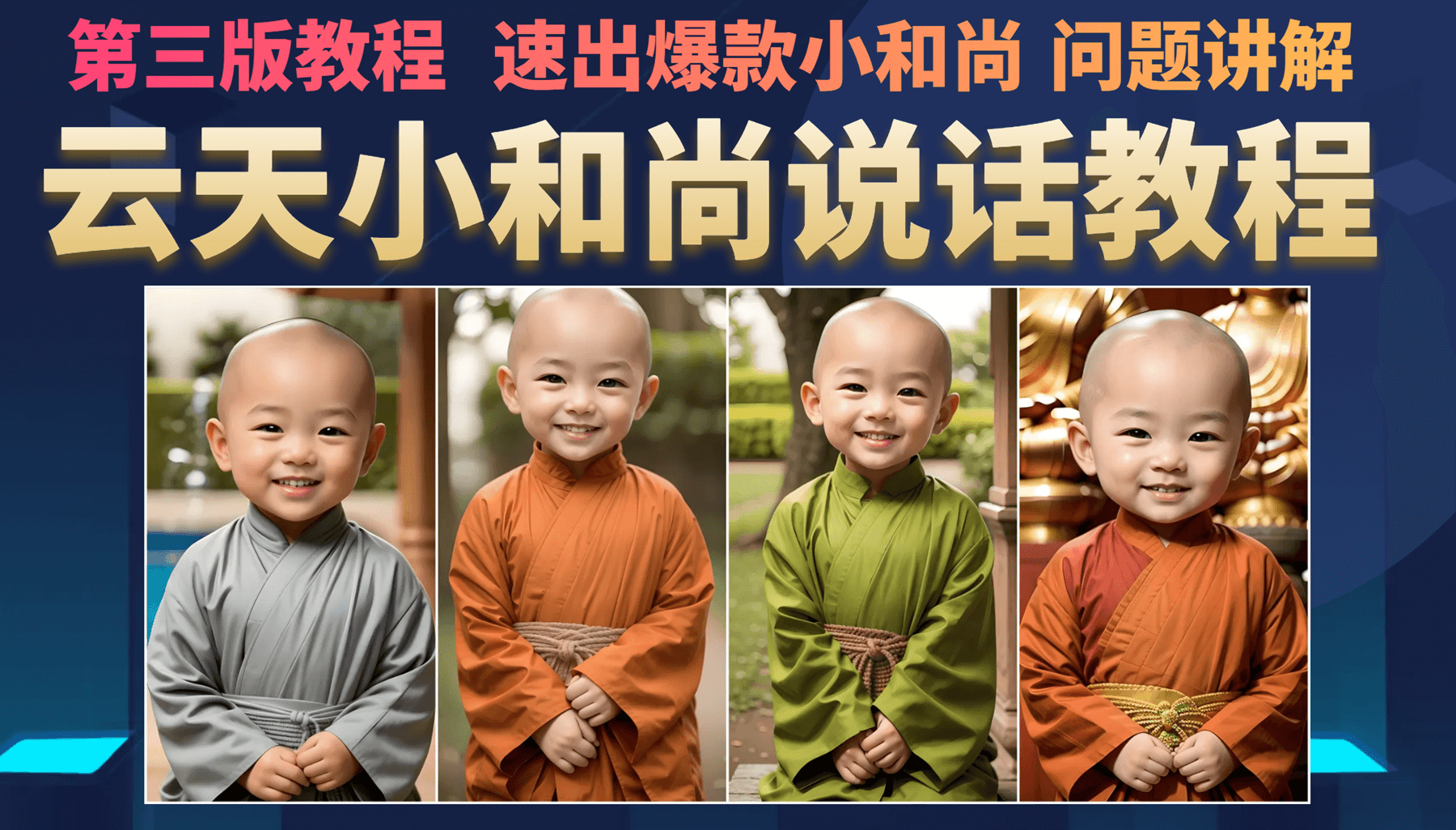 云天小和尚会说话，7天万粉（第3版教程）-91搞钱