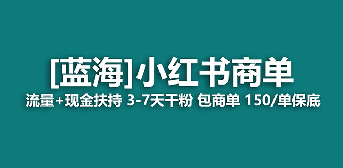 【蓝海项目】小红书商单项目,7天就能接广告变现,稳定一天500+保姆级玩法-91搞钱