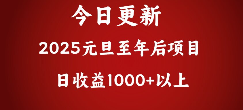 翻身项目，日收益1000+以上-91搞钱