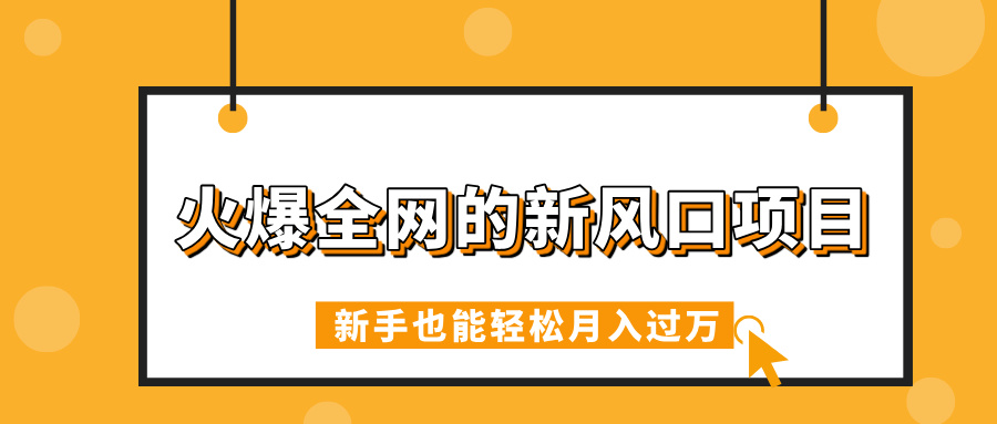 火爆全网的新风口项目，借助人工智能AI算命，精准预测命运，新手也能轻松月入过万-91搞钱