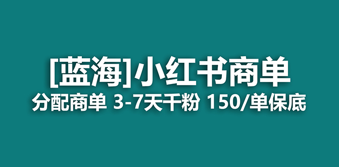 2023蓝海项目,小红书商单,快速千粉,长期稳定,最强蓝海没有之一-91搞钱