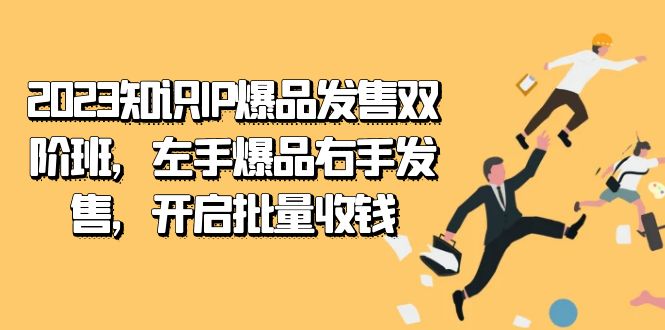 2023知识IP-爆品发售双 阶班,左手爆品右手发售,开启批量收钱-91搞钱
