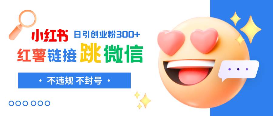 小红薯跳转微信链接制作和引流思路，不违规不封号！-91搞钱