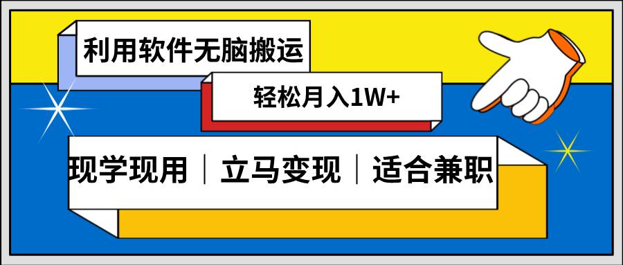 低密度新赛道 视频无脑搬 一天1000+几分钟一条原创视频 零成本零门槛超简单-91搞钱
