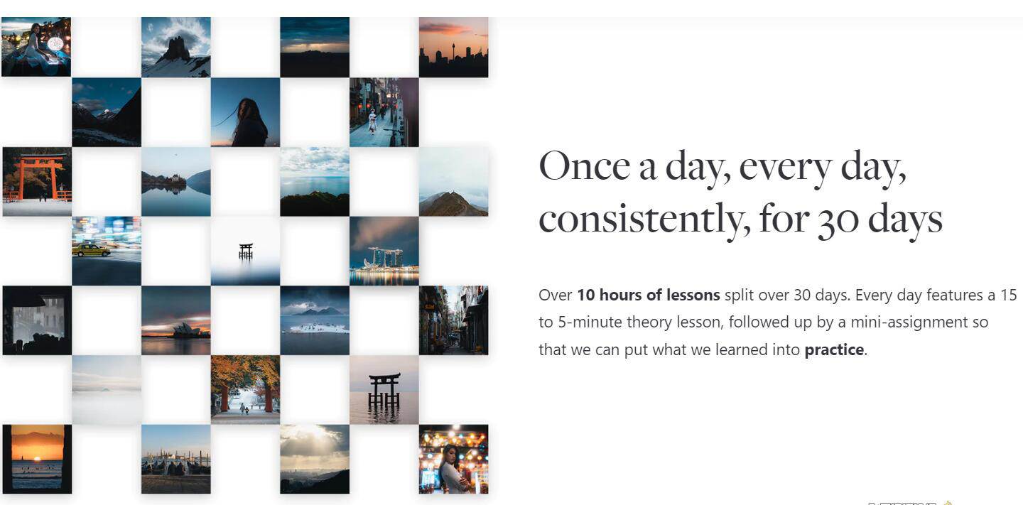 网红摄影师Pat Kay – 30天摄影基础知识加速器教程-30节课-中英字幕-91搞钱