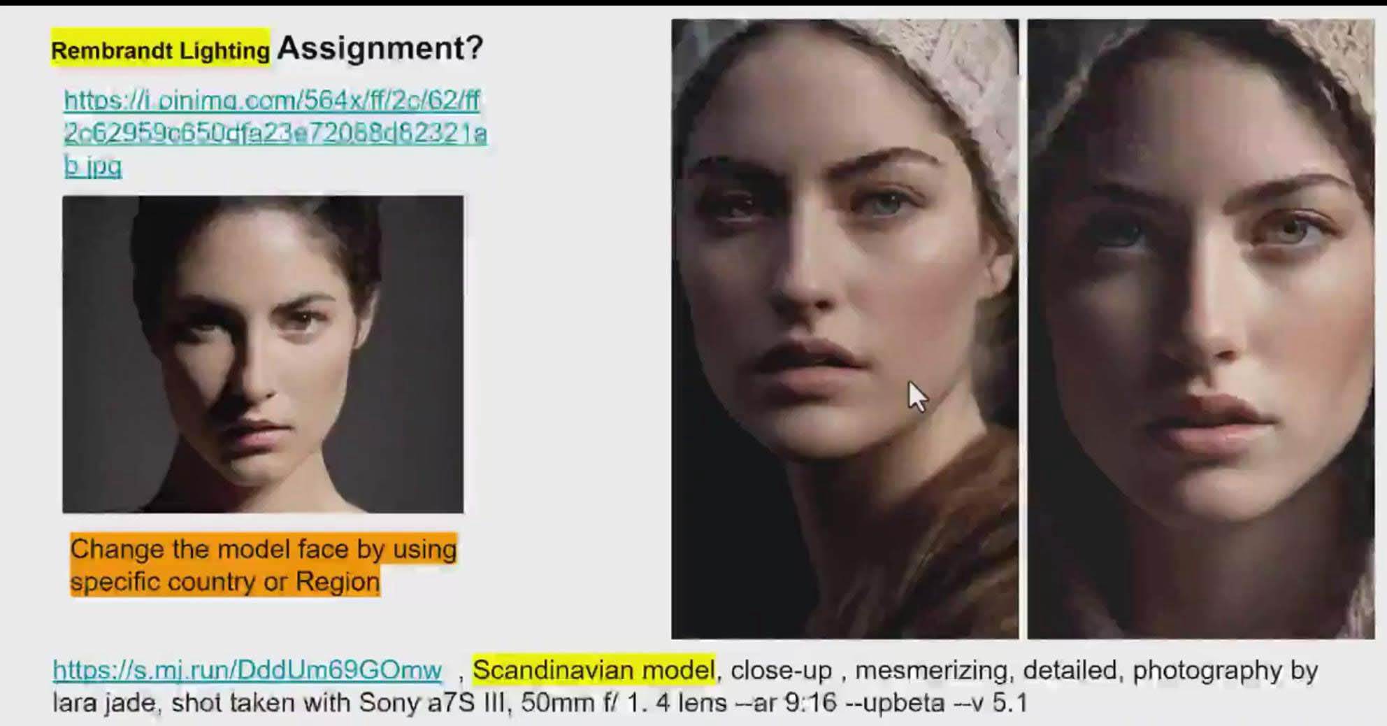 Midjourney v5 ChatGPT 和 Bard AI人工智能人像摄影大师班-15节-中英字幕-91搞钱
